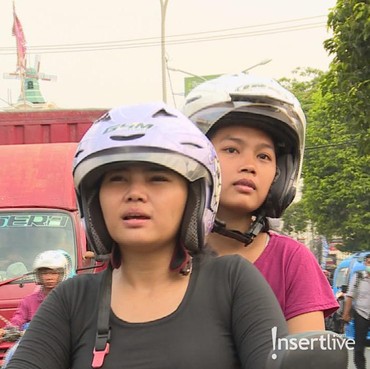 Rosa Meldianti Mendadak Jadi Tukang Ojek