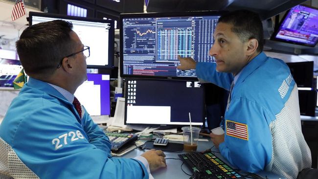 Tunggu Risalah FOMC, Wall Street Kompak Merah