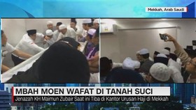 VIDEO: Jenazah Mbah Moen Dimakamkan di Mekah