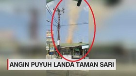 VIDEO: Angin Puyuh 15 Meter Terjang Taman Sari Bogor