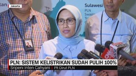 VIDEO: PLN: Sistem Kelistrikan Sudah Pulih 100 persen