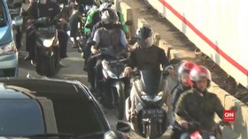 VIDEO: Pengemudi Motor Tolak Wacana Ganjil-Genap