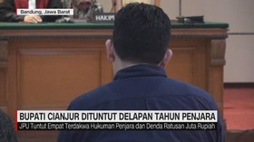 VIDEO: Bupati Cianjur Dituntut 8 Tahun Penjara