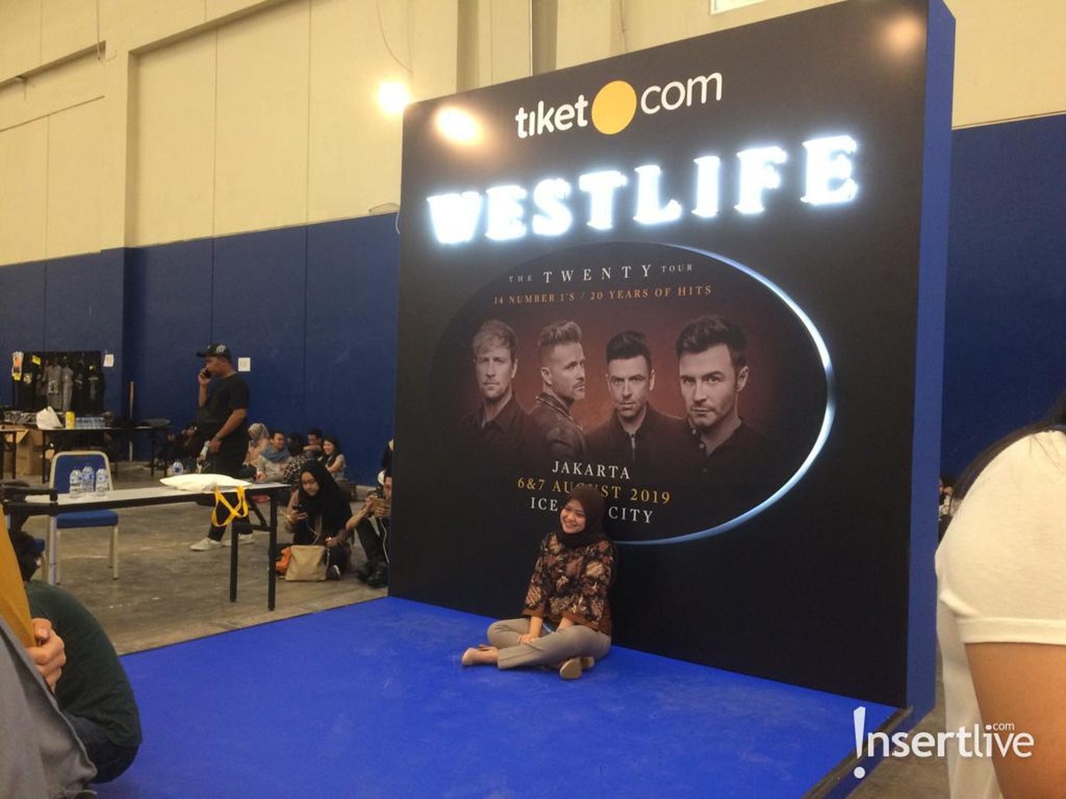 Ini dia beberapa potret keseruan konser Westlife Twenty Tour 2019 yang digelar di ICE BSD&comma; Selasa &lpar;6&sol;8&rpar;&period;