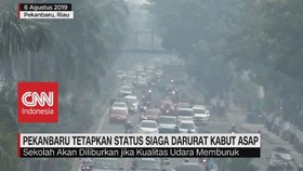VIDEO: Pekanbaru Tetapkan Status Siaga Darurat Kabut Asap