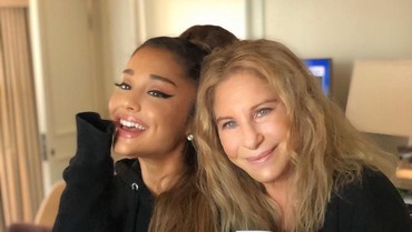 Gugupnya Ariana Grande Usai Berduet dengan Barbra Streisand