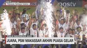 VIDEO: Kalahkan Persija, PSM Juara Piala Indonesia 2019