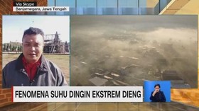 VIDEO: Fenomena Suhu Dingin Ekstrem di Dataran Tinggi Dieng