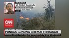VIDEO: Puncak Gunung Ciremai Terbakar