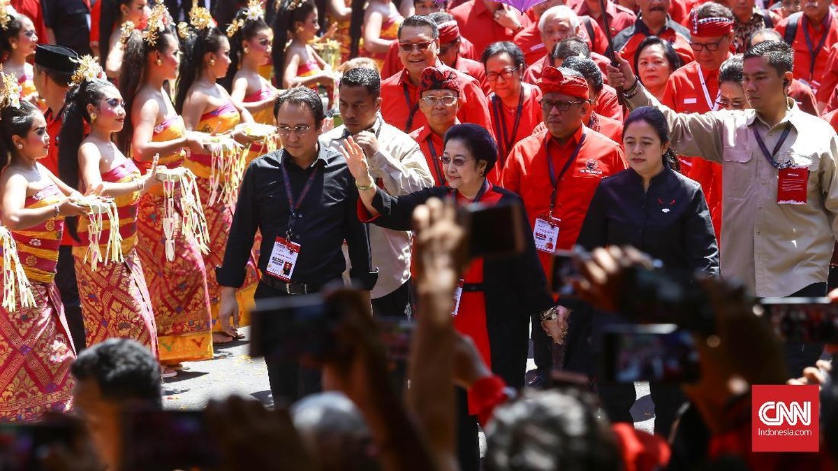 FOTO: Pidato Megawati dan Hari Pertama Kongres PDIP di Bali