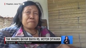 VIDEO: Tak Mampu Bayar RS, Motor Ditahan