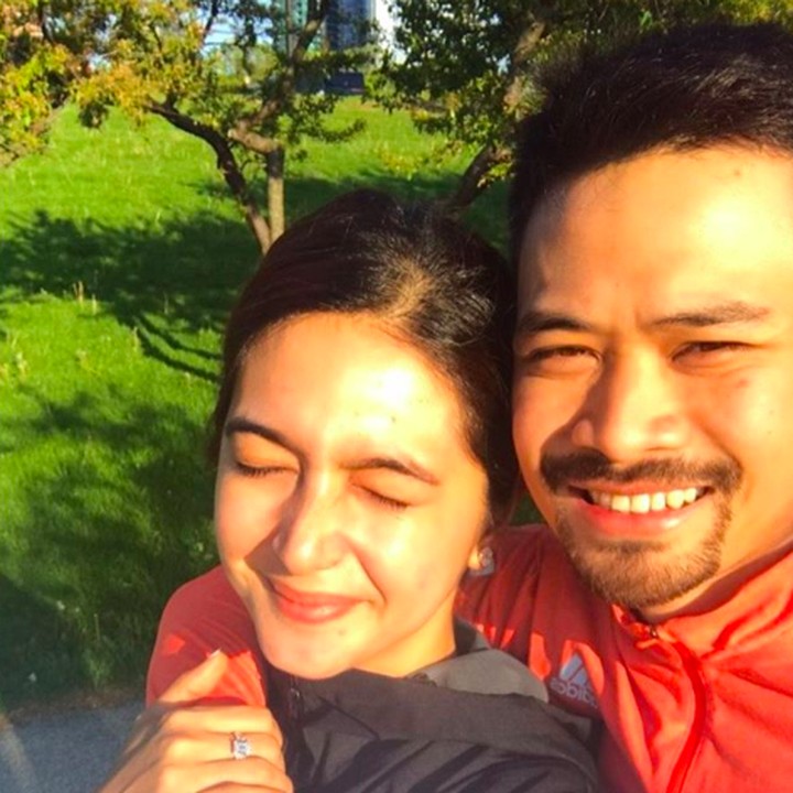 Suami merupakan <em>best friend</em> dalam hidupnya. Sederhana tapi roantis kan? <em>He-he-he</em>. (Foto: Instagram @nsyakieb85)