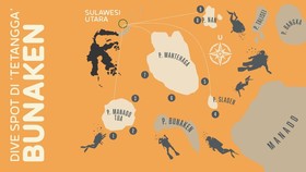 INFOGRAFIS: Dive Spot di Tetangga Bunaken