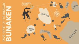 INFOGRAFIS: Dive Spot di Tetangga Bunaken