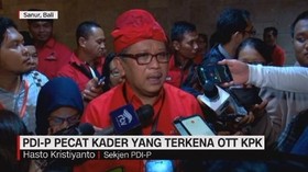 VIDEO: PDIP Pecat Kader yang Terkena OTT KPK