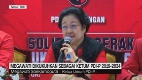 VIDEO: Megawati Dikukuhkan Sebagai Ketum PDIP 2019-2024