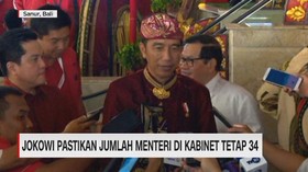 VIDEO: Jokowi Pastikan Jumlah Menteri di Kabinet Tetap 34