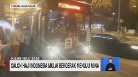 VIDEO: Calon Haji Mulai Bergerak Menuju Mina