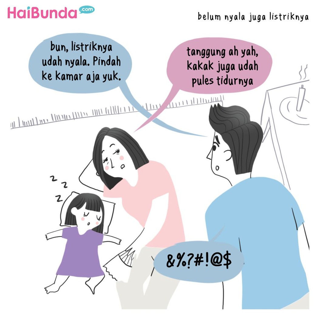 Banyak yang bilang, mati lampu bikin 'mati gaya'. Kalau menurut Bunda bagaimana? Apa yang Bunda dan keluarga lakukan saat mati lampu?