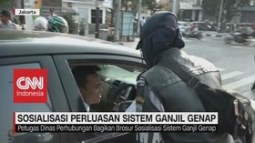 VIDEO: Sosialisasi Perluasan Sistem Ganjil Genap