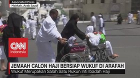 VIDEO: Jemaah Calon Haji Bersiap Wukuf di Arafah