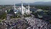 FOTO: Khusyuk Idul Adha 1440 Hijriah di Penjuru Nusantara Umat Muslim di berbagai penjuru nusantara melaksanakan perayaan Idul Adha 1440 Hijriah dengan khusyuk.