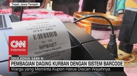 VIDEO: Pembagian Daging Kurban Dengan Sistem Barcode