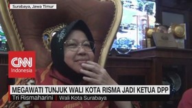 VIDEO: Megawati Tunjuk Wali Kota Risma Jadi Ketua DPP