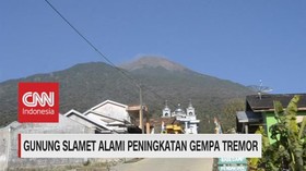 VIDEO: Gunung Slamet Alami Peningkatan Gempa Tremor