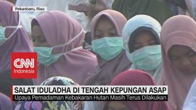 Salat Iduladha di Tengah Kepungan Asap