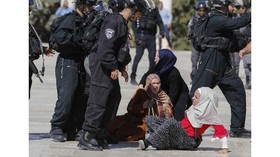 FOTO: Al Aqsa Saksi Bentrok Palestina-Israel Saat Idul Adha