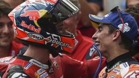 MotoGP Thailand: Dovizioso Menyerah Kejar Marquez