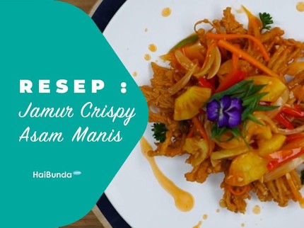 Resep Jamur Crispy Asam Manis