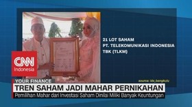 VIDEO: Tren Saham Jadi Mahar Pernikahan