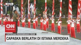 VIDEO: Capaska Berlatih di Istana Merdeka