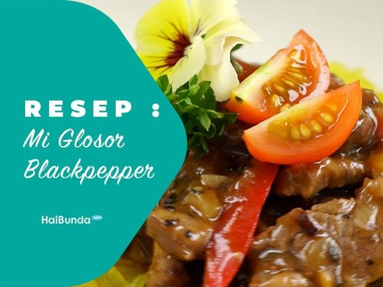 Resep Mi Glosor Blackpepper