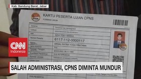 VIDEO: Salah Administrasi, CPNS Diminta Mundur