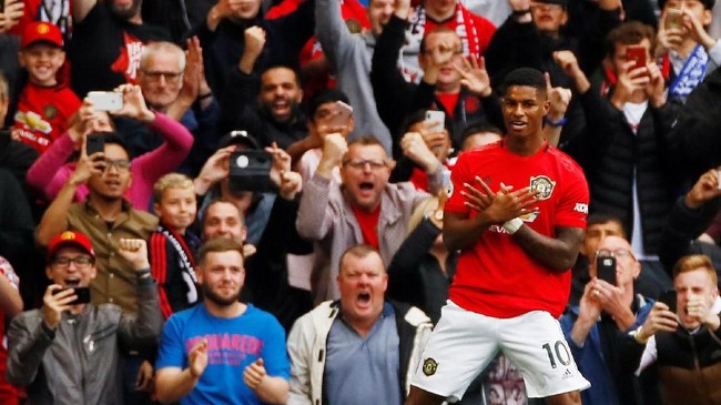 Gol semata wayang MU dicetak striker muda Mason Greenwood pada menit ke-73.