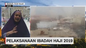 VIDEO: Hujan Deras Sempat Mengganggu Aktivitas Haji