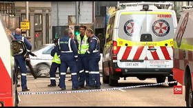 VIDEO: Pelaku Penusukan Sydney Ditahan