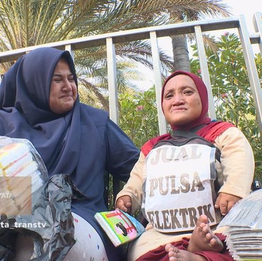 Ketika Dhawiya Zaida Jadi Penjual Keliling