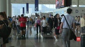 VIDEO: Bandara Hong Kong Dibuka, 200 Rute Penerbangan Batal