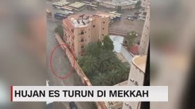 VIDEO: Mekah Hujan Es