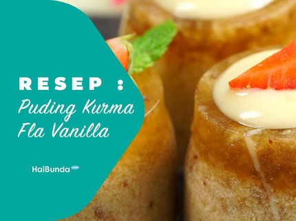 Resep Puding Kurma Fla Vanilla