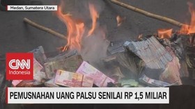 VIDEO: BI & Polda Sumut Musnahkan Rp 1,5 M Uang Palsu