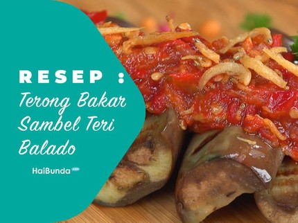 Resep Terong Bakar Sambel Teri Balado