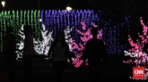 FOTO: Gemerlap Monas dalam 'Festival of Light' Hingga 23 Agustus 2019, Monumen Nasional di Jakarta akan lebih gemerlap dengan lampu-lampu Festival of Light.