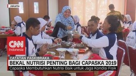 VIDEO: Bekal Nutrisi Penting Bagi Capaska 2019