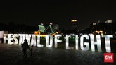 FOTO: Gemerlap Monas dalam 'Festival of Light' Hingga 23 Agustus 2019, Monumen Nasional di Jakarta akan lebih gemerlap dengan lampu-lampu Festival of Light.
