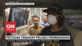 VIDEO: Petugas Tangkap Pelaku Pembakaran Lahan